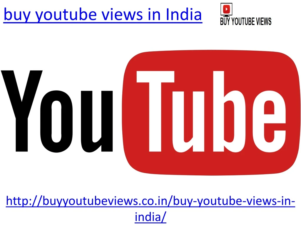 buy youtube views in india