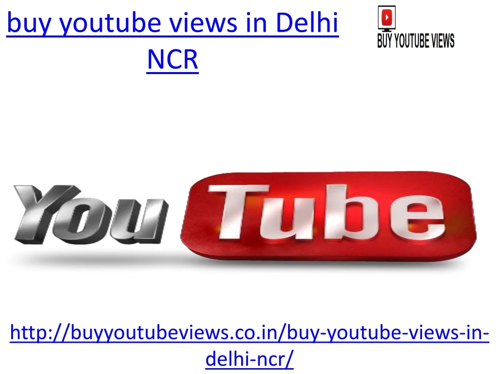 buy youtube views in delhi ncr
