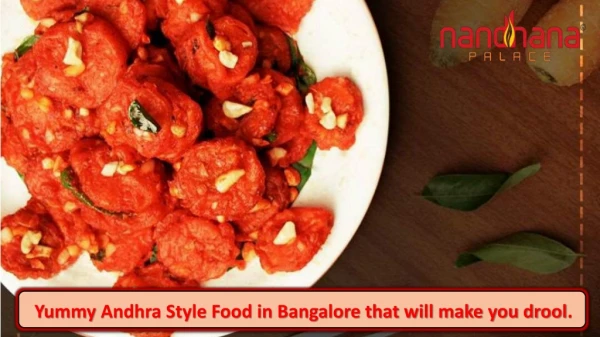 Yummy Andhra Style Food in Bangalore that will make you drool.