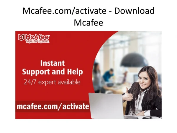 Mcafee.com/activate - Download Mcafee