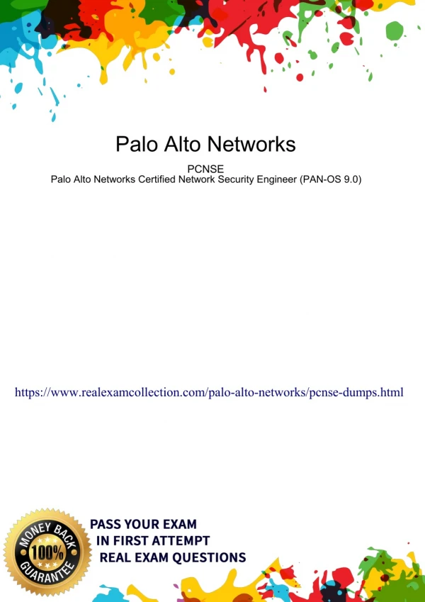 PCNSE  - Palo Alto Networks PCNSE  Exam Dumps Updated DEC 2020 | RealExamCollection