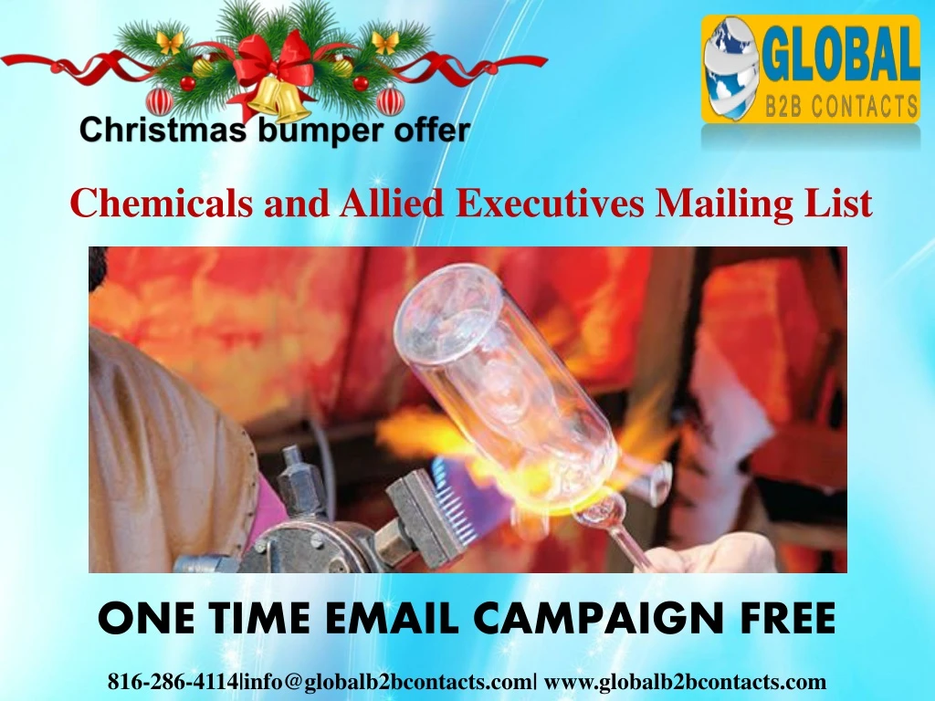 chemicals and allied executives mailing list