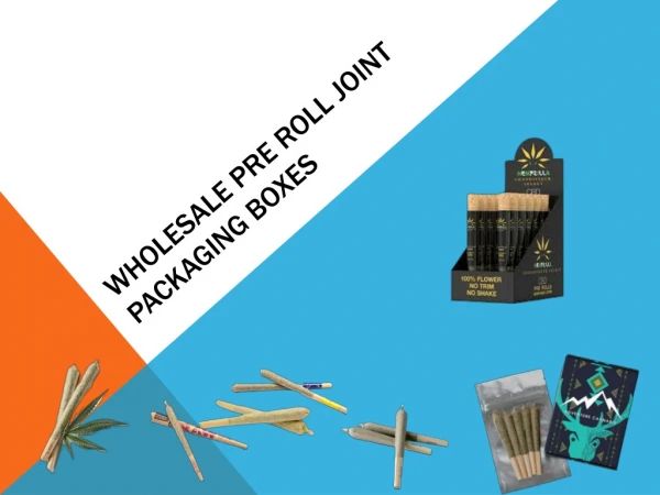 Wholesale Pre roll joint packaging Boxes