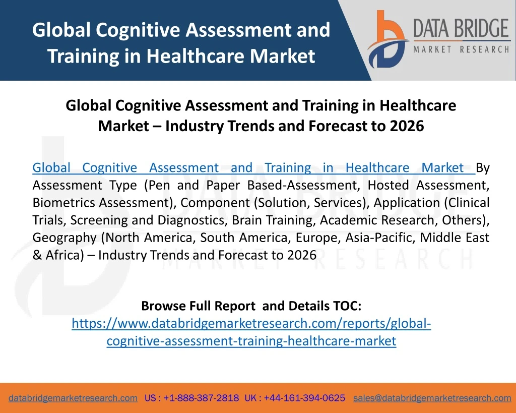 global cognitive assessment and training
