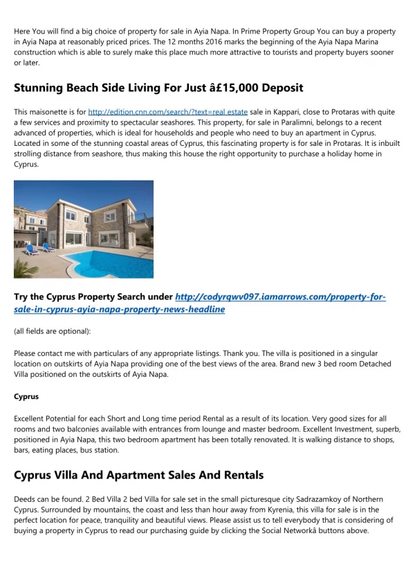 Find awesome cyprus property auctions