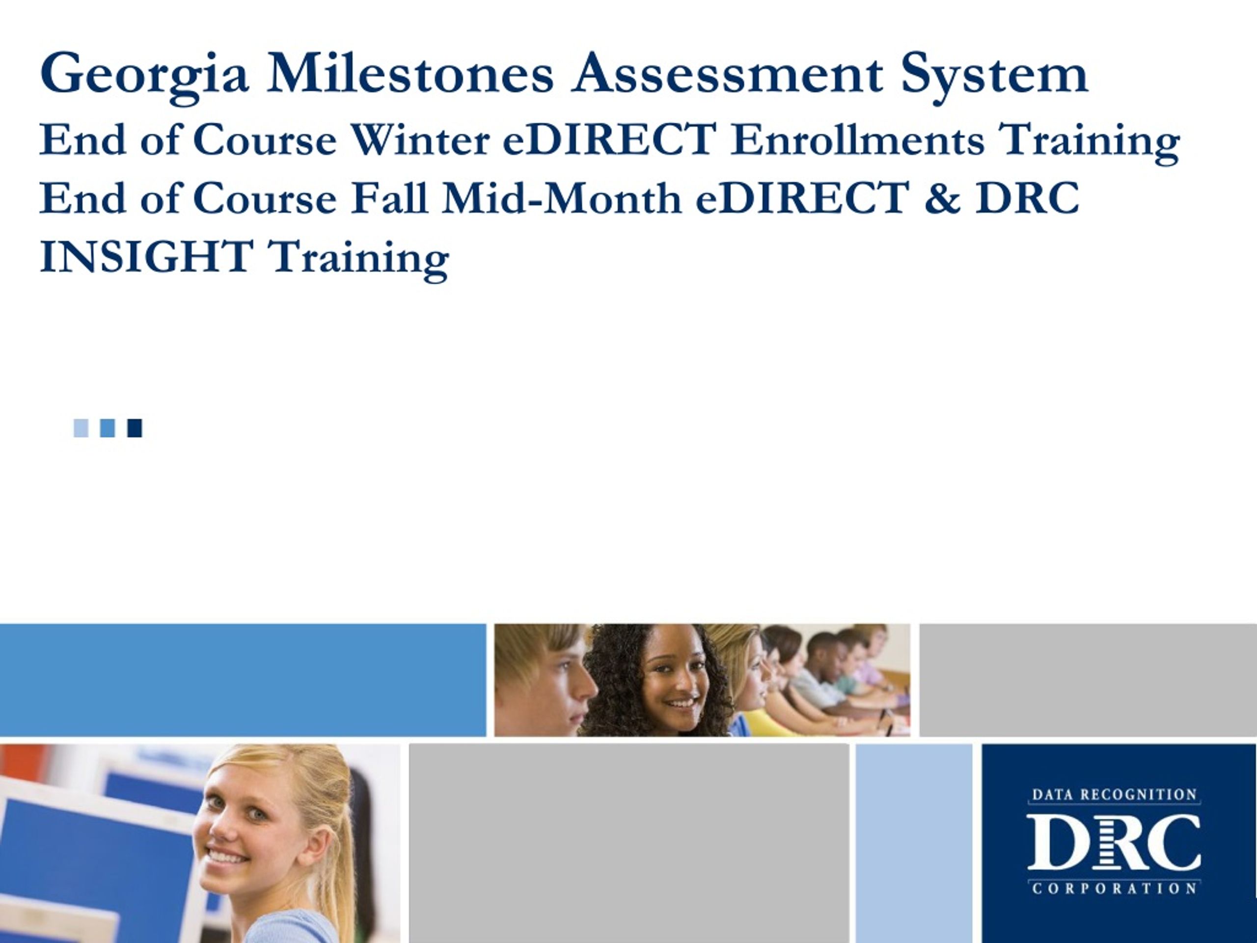 PPT - Georgia Milestones Assessment System Winter & Fall Training ...
