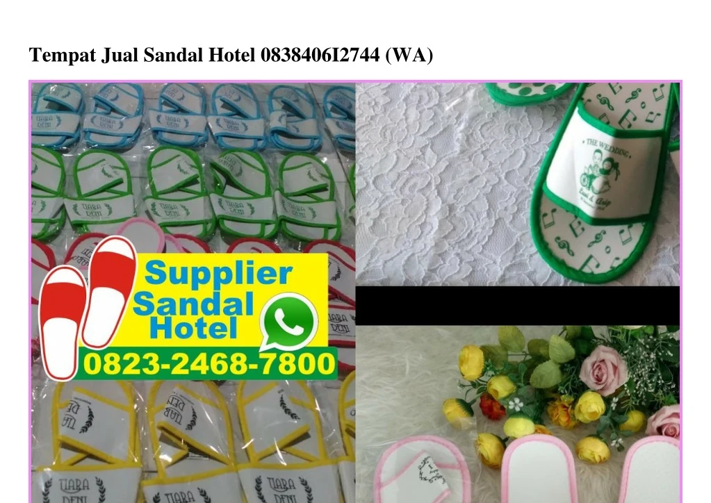 tempat jual sandal hotel 0838406i2744 wa