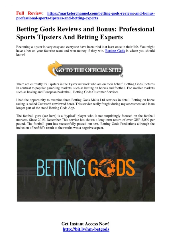 Betting Gods Review