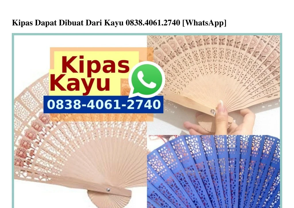 kipas dapat dibuat dari kayu 0838 4061 2740