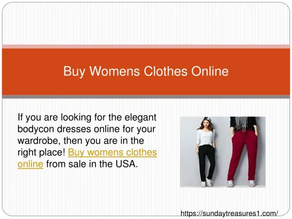 Buy Womens Clothes Online