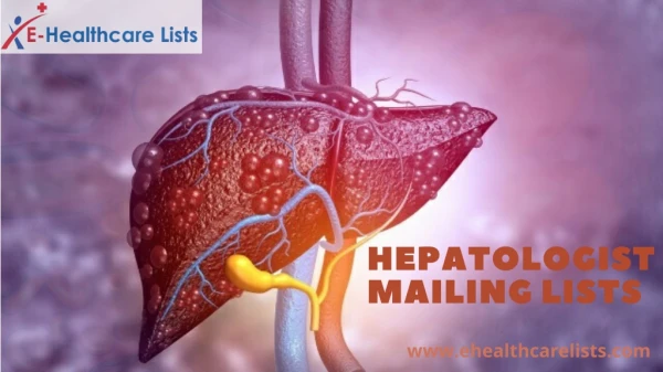 Hepatologist mailing list In USA.