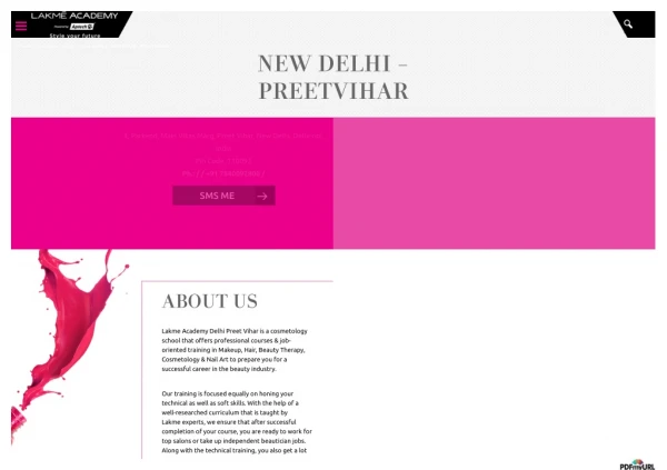 Beautician Course in Delhi- Lakme Academy Preet Vihar @7840092800