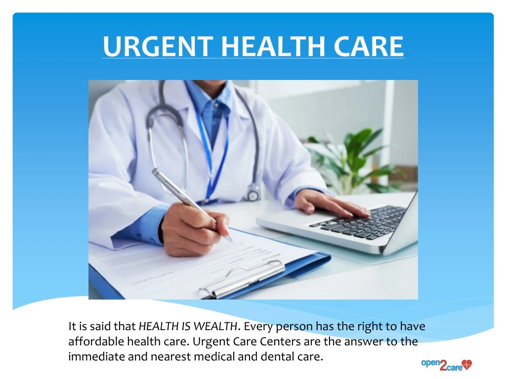 urgent health care