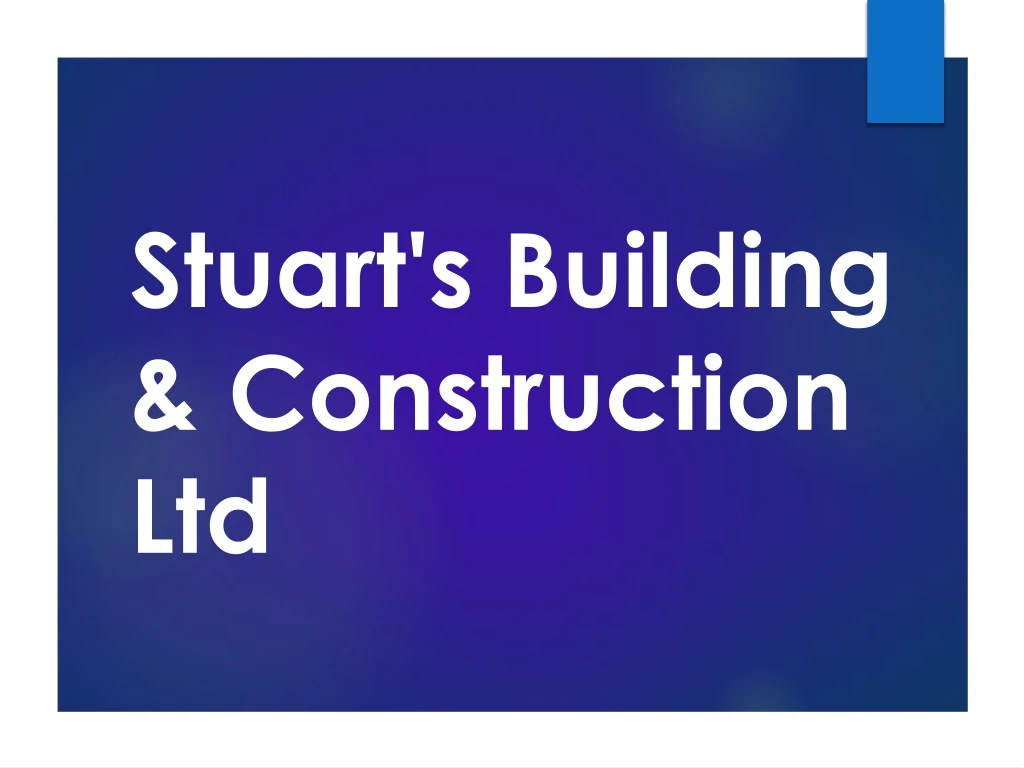 stuart s building construction ltd