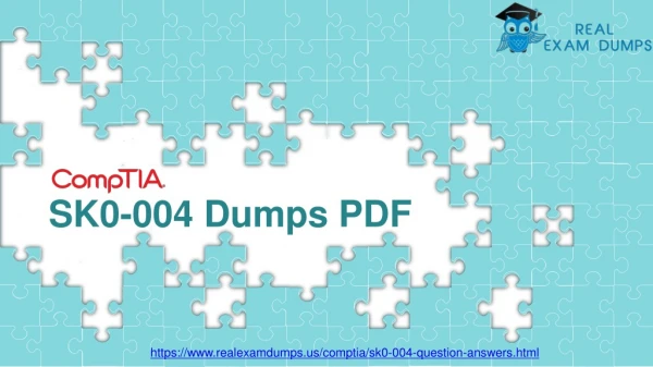 Latest SK0-004 Dumps PDF With 100% Money Back Policy