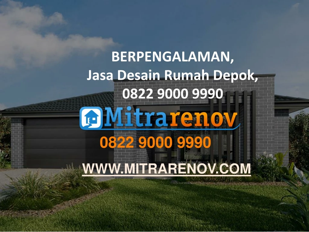 berpengalaman jasa desain rumah depok 0822 9000