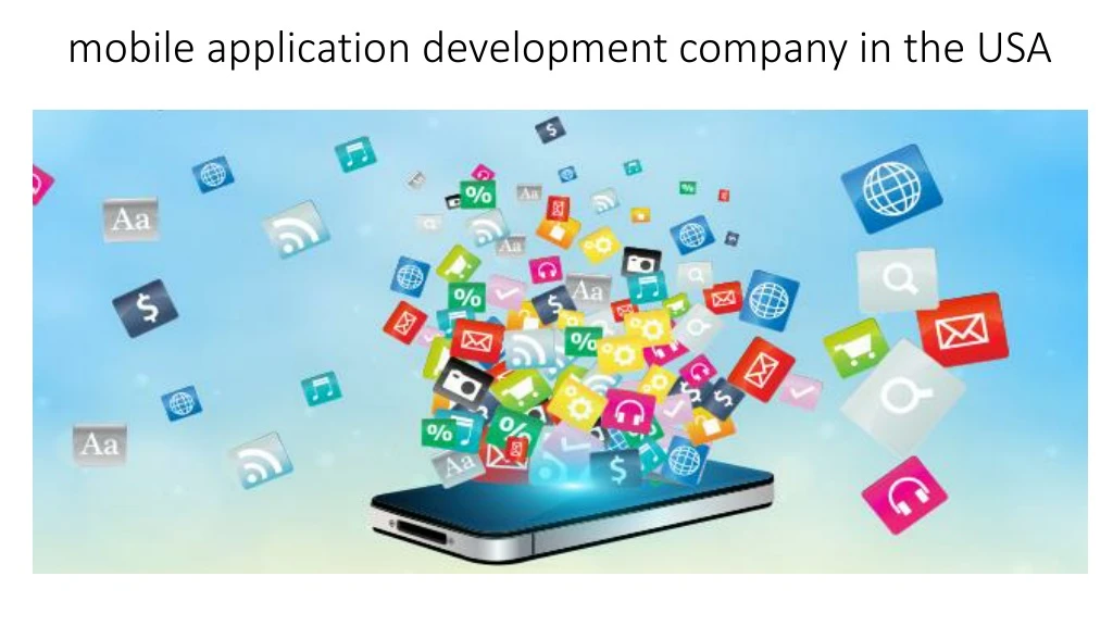 mobile application development company in the usa