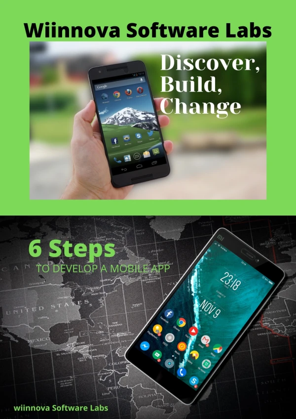6 steps to develop  a Mobile App