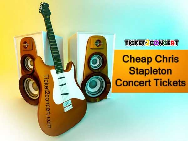 Chris Stapleton Concert Tickets from Ticket2Concert