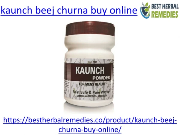 Buy online best kaunch beej churna in india