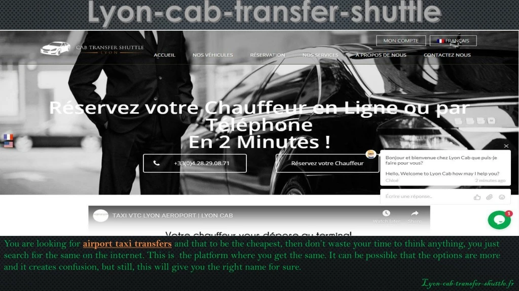 lyon cab transfer shuttle