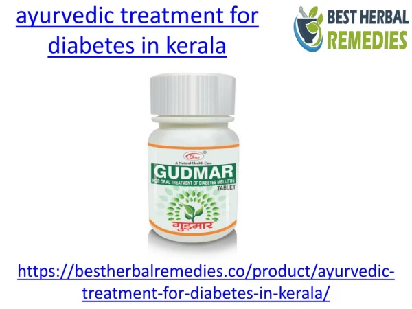 Gudmar is the best ayurvedic treatment for diabetes in kerala
