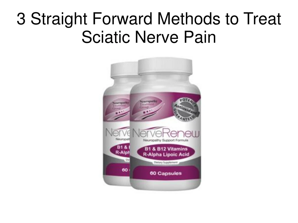 3 straight forward methods to treat sciatic nerve pain