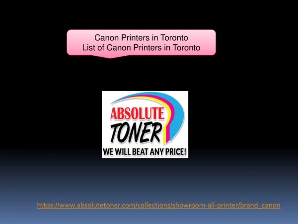 canon printers in toronto list of canon printers
