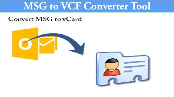 MSG to vCard Converter