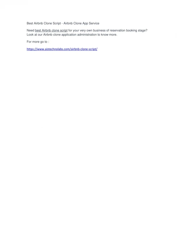 best airbnb clone script airbnb clone app service