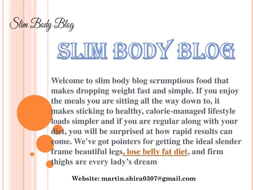 slim body blog