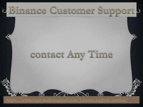 Binance Customer Support 1-833-993-0690