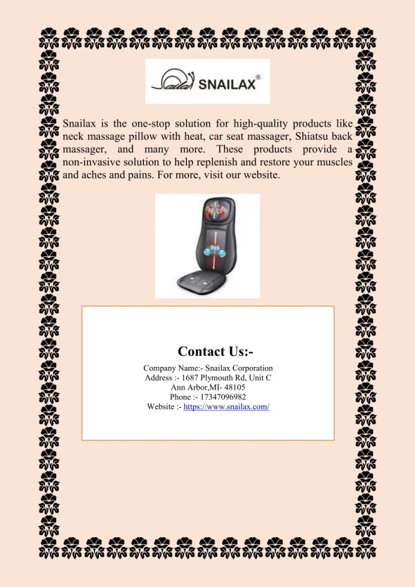 snailax is the one stop solution for high quality