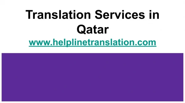 translation services in qatar