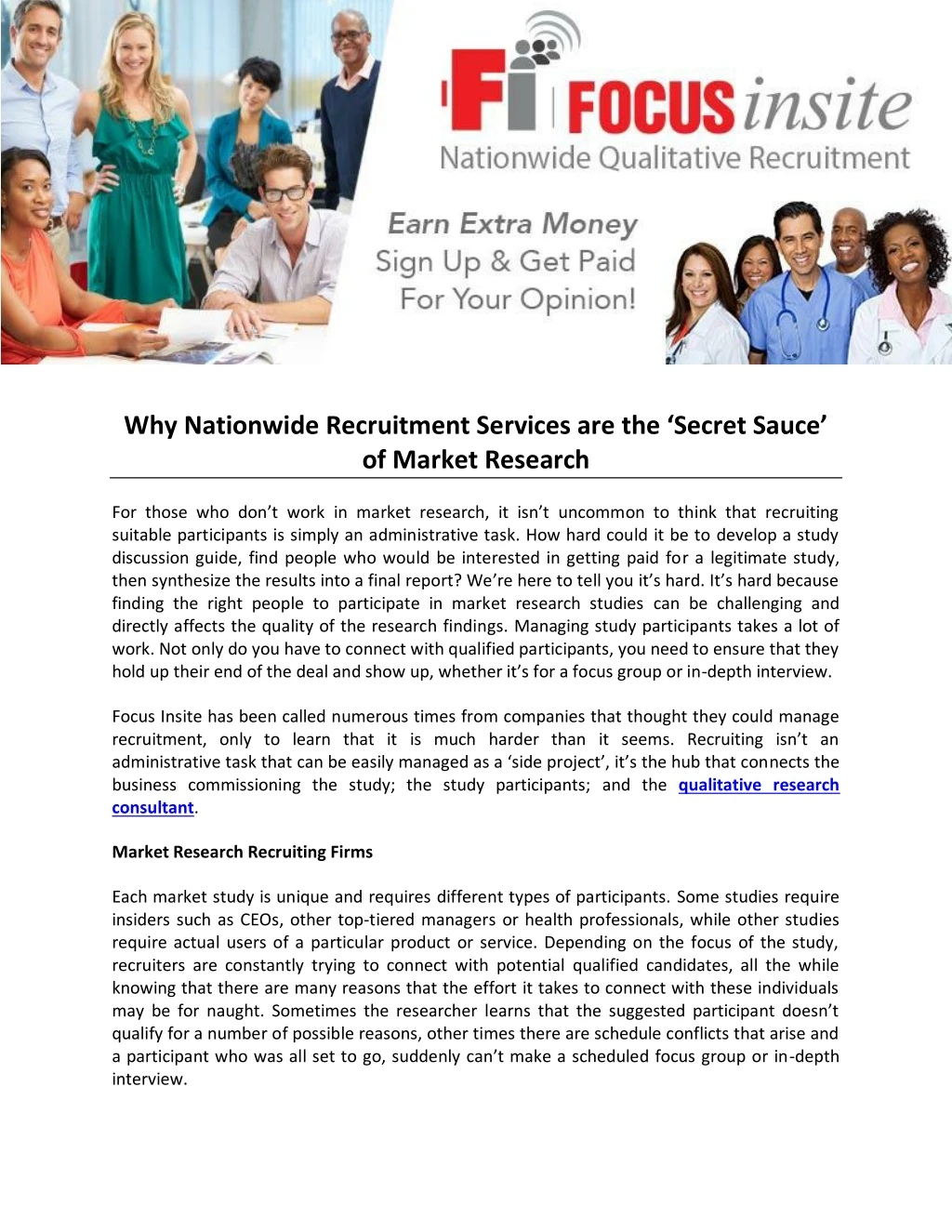 why nationwide recruitment services