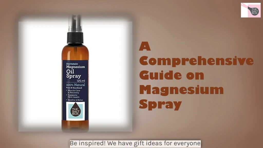 a comprehensive guide on magnesium spray
