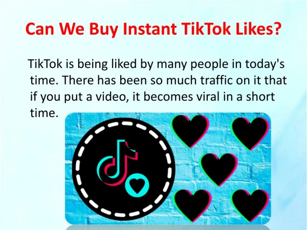 can we buy instant tiktok likes