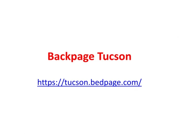 backpage tucson