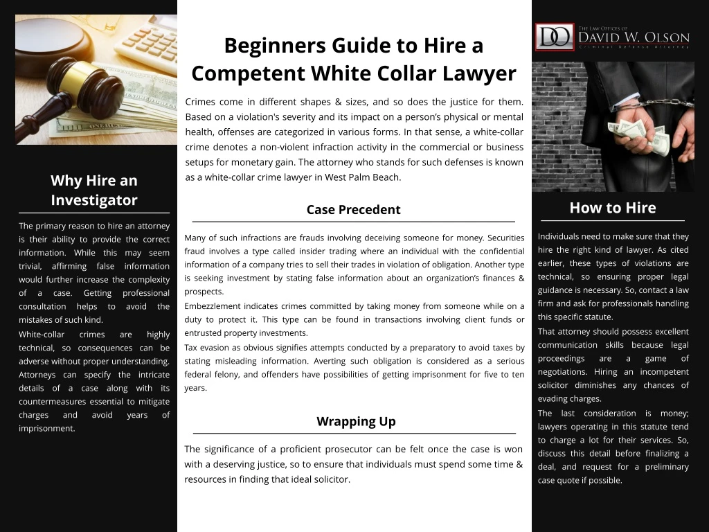 beginners guide to hire a competent white collar