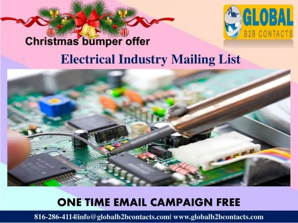 electrical industry mailing list