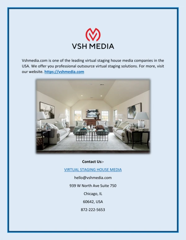 Virtual Staging House Media USA - Vshmedia.com