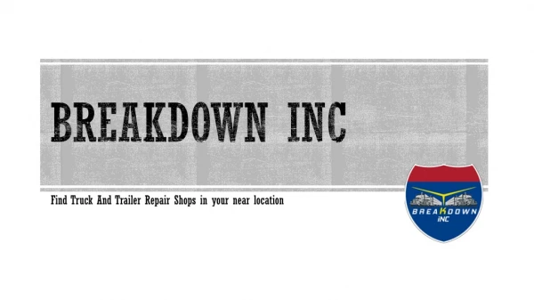 breakdown inc