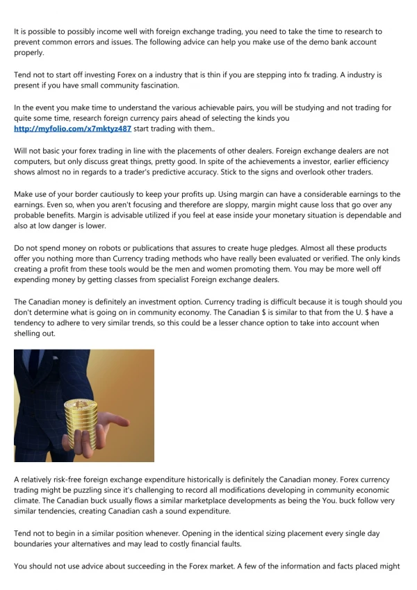 it is possible to possibly income well with