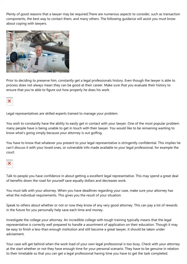 plenty of good reasons that a lawyer