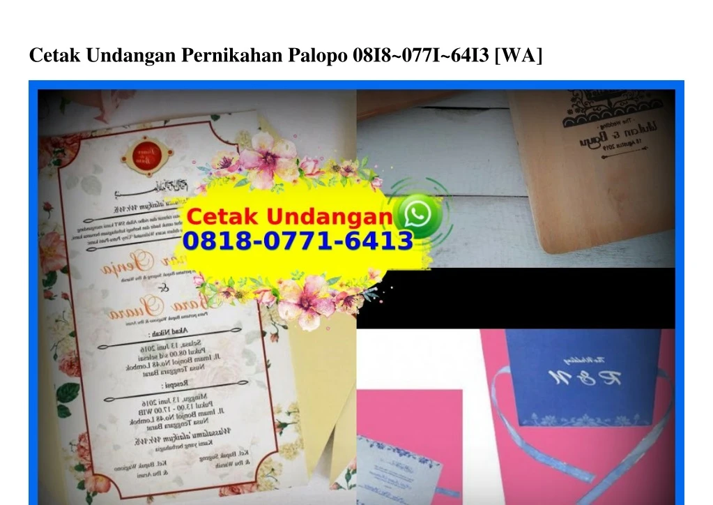 cetak undangan pernikahan palopo 08i8 077i 64i3 wa