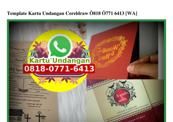 Template Kartu Undangan Coreldraw Ö818Ö7716413[wa]