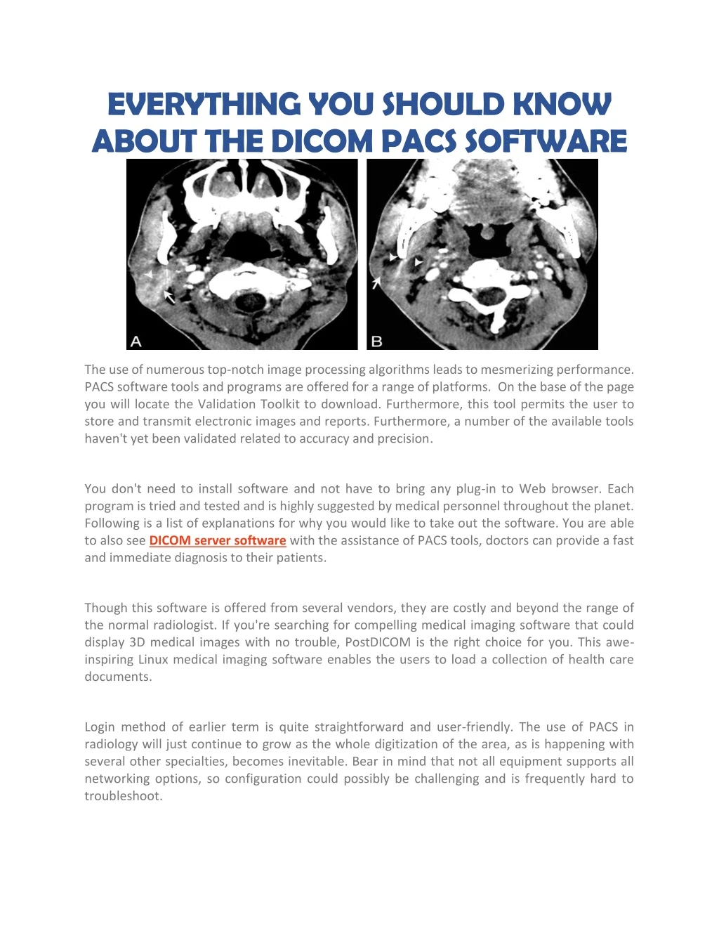 everything you should know about the dicom pacs