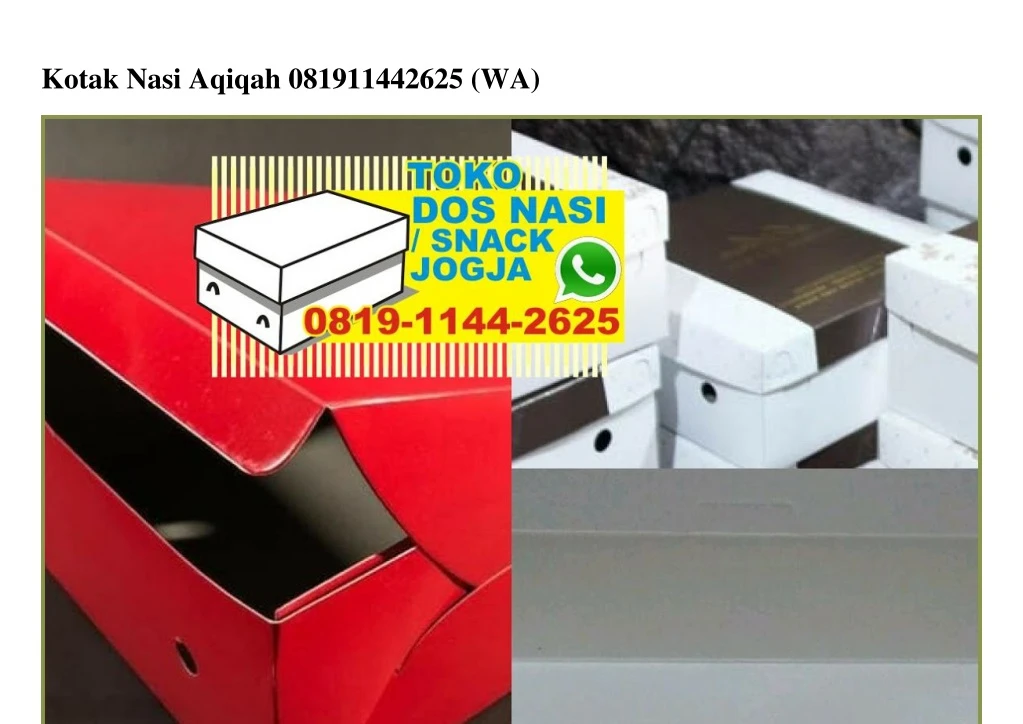 kotak nasi aqiqah 081911442625 wa