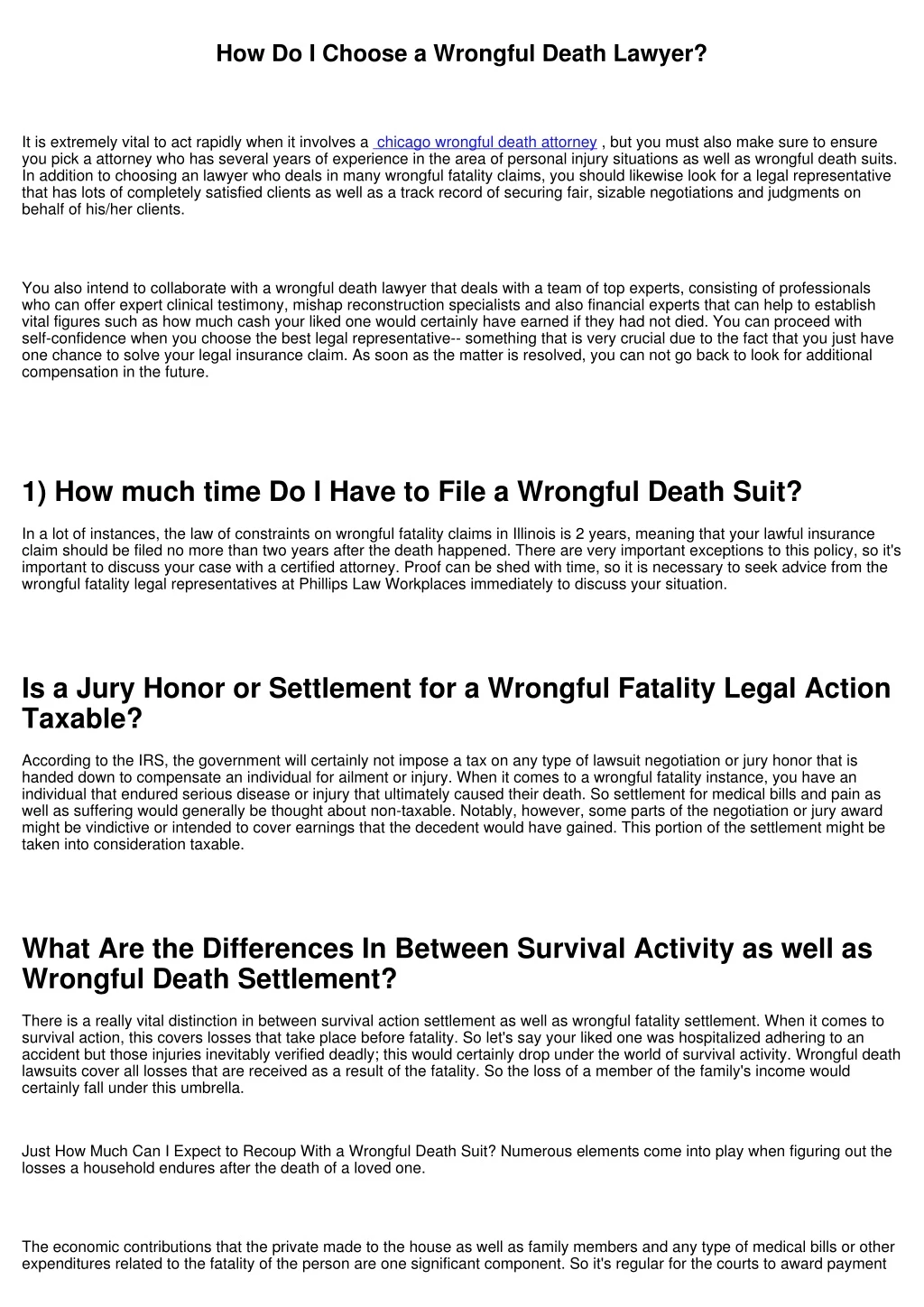 how do i choose a wrongful death lawyer