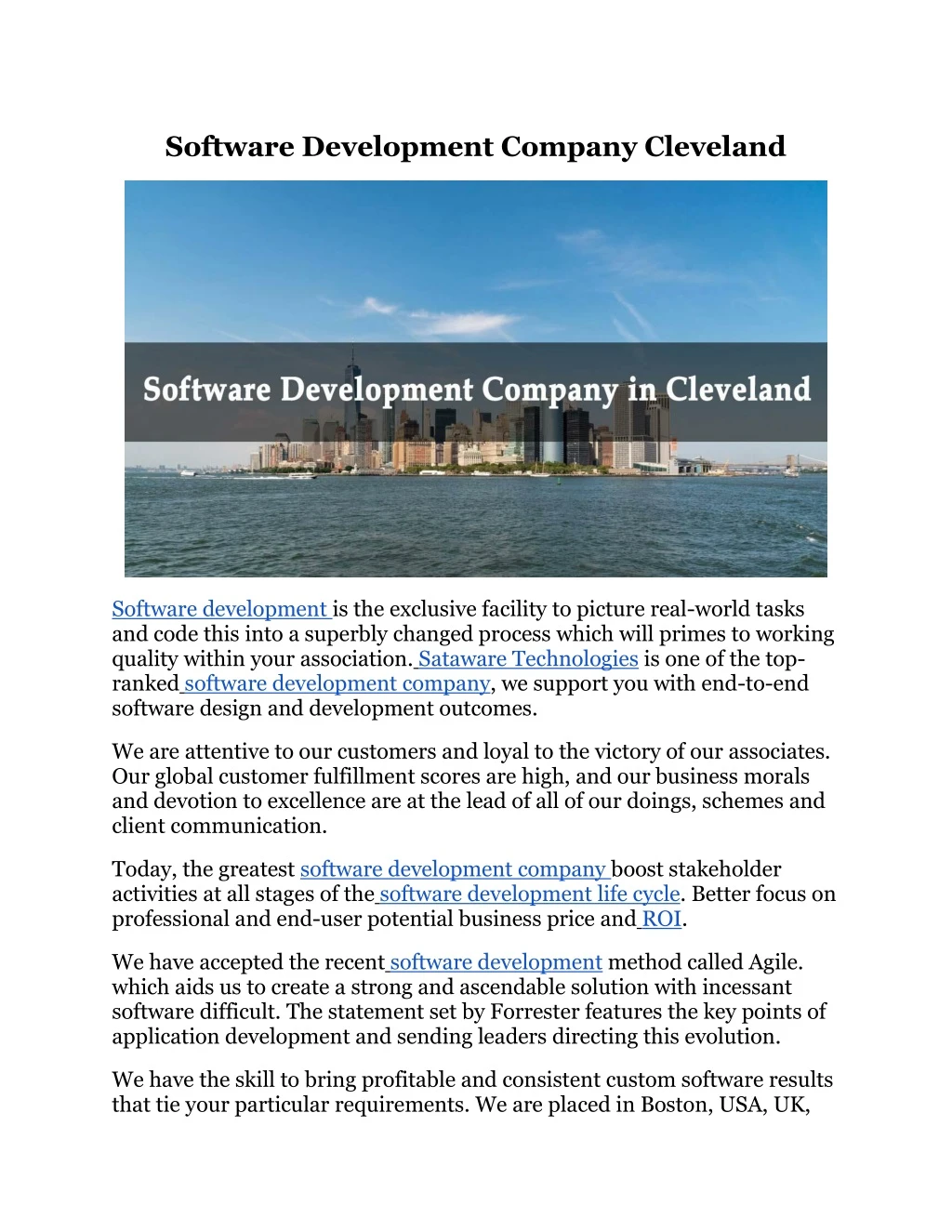 software development company cleveland